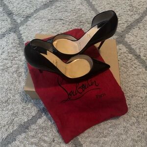 Christian Louboutin Glossy Black Heels